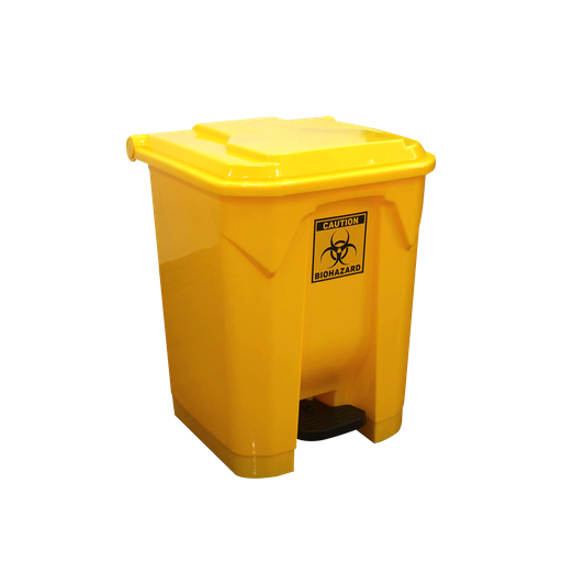 [CG031] 60Liter ခြေနင်းအမှိုက်ပုံး(ဝါ)
